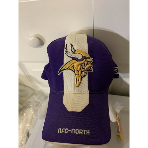 Minnesota Vikings Stretch‎ Fit OSFM Hat Cap Reebok Sideline NFL Football - Picture 1 of 8